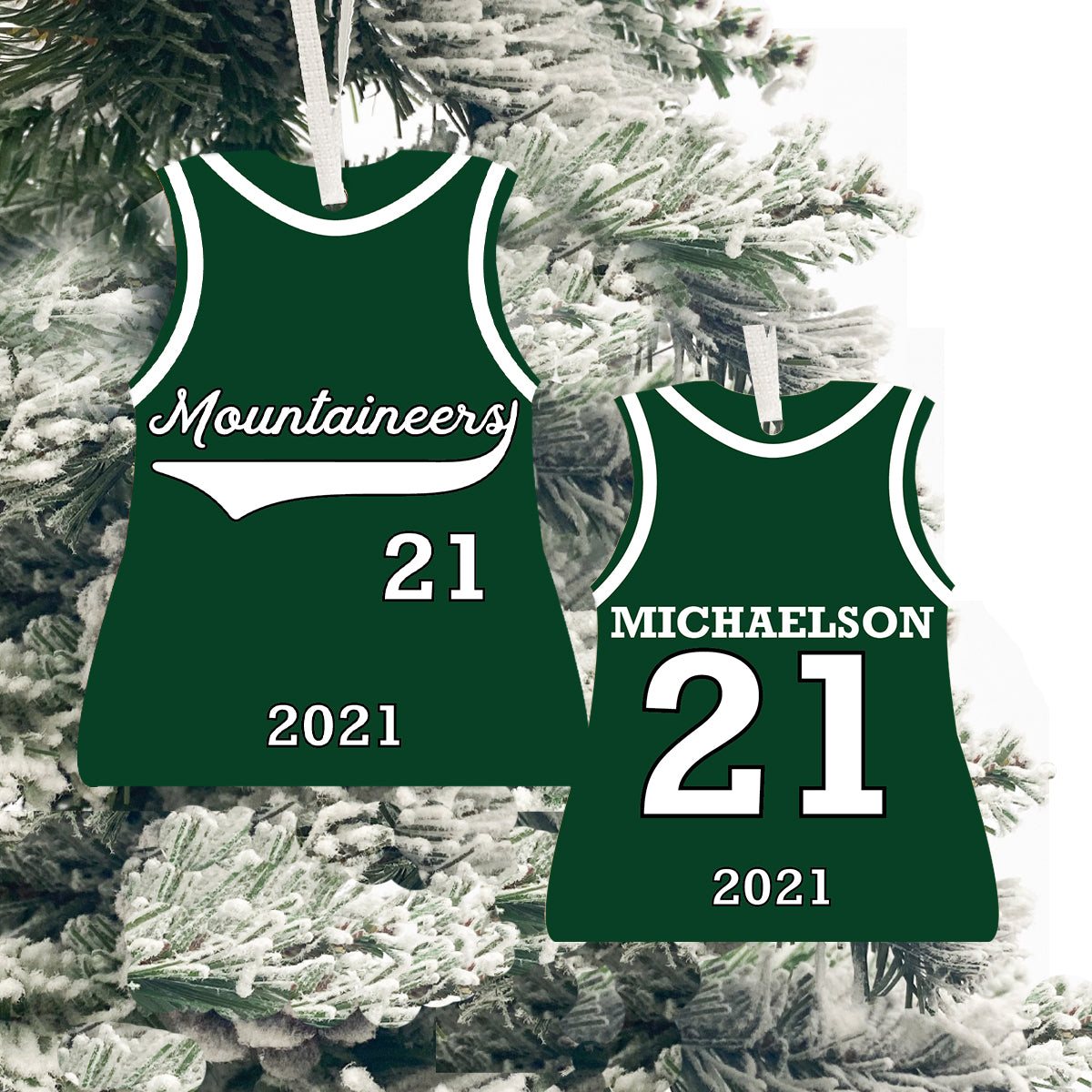 Basketball Jersey Ornament