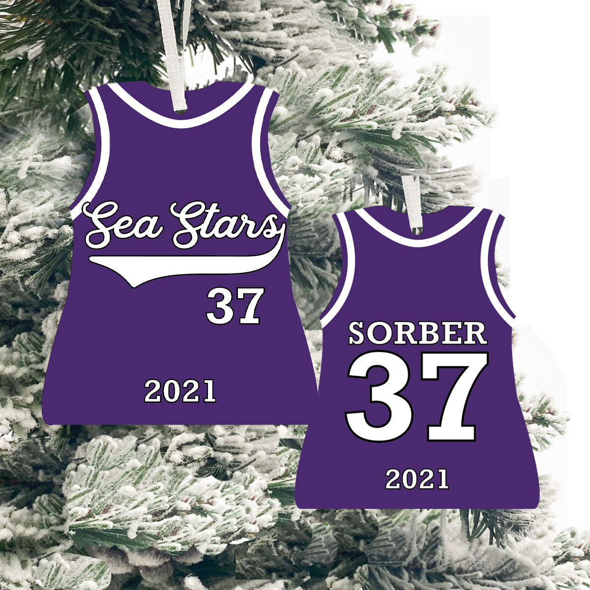 Basketball Jersey Ornament