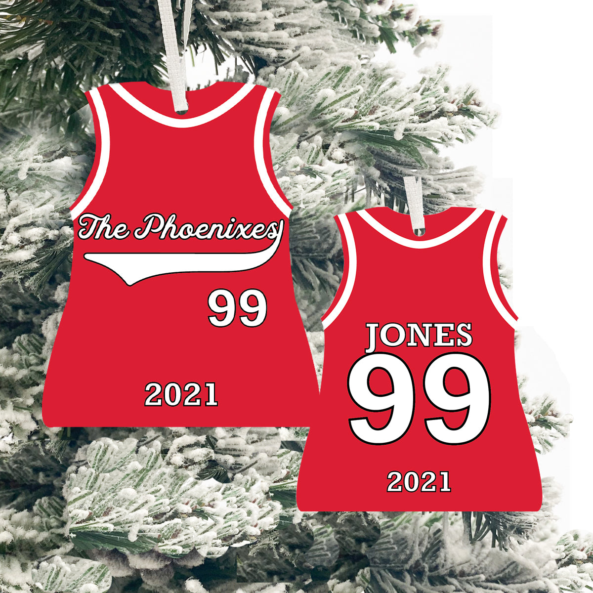 Basketball Jersey Ornament