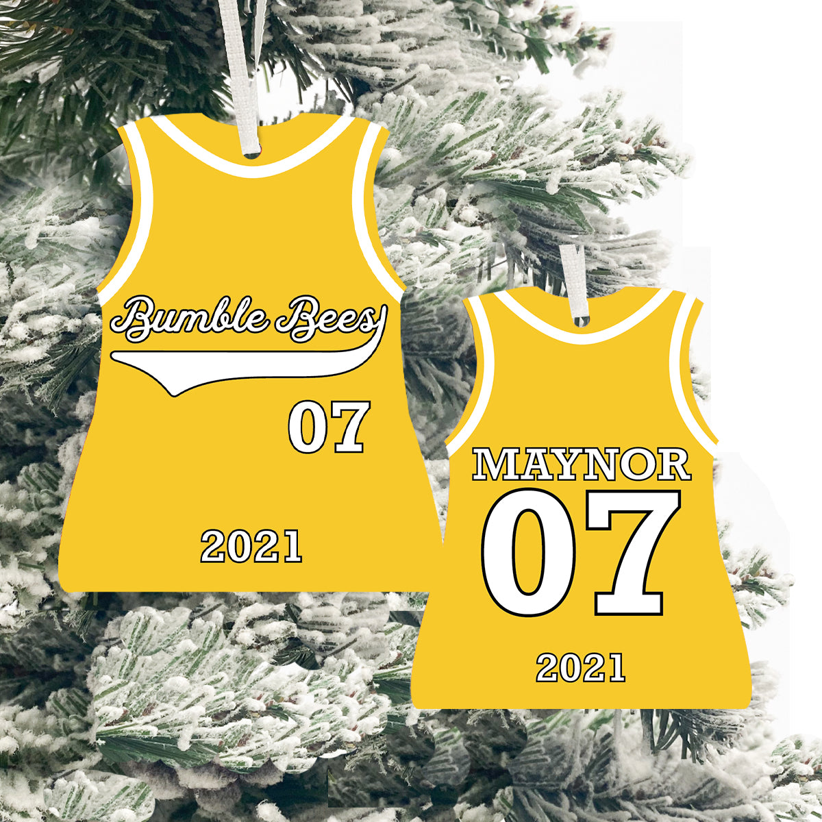 Basketball Jersey Ornament