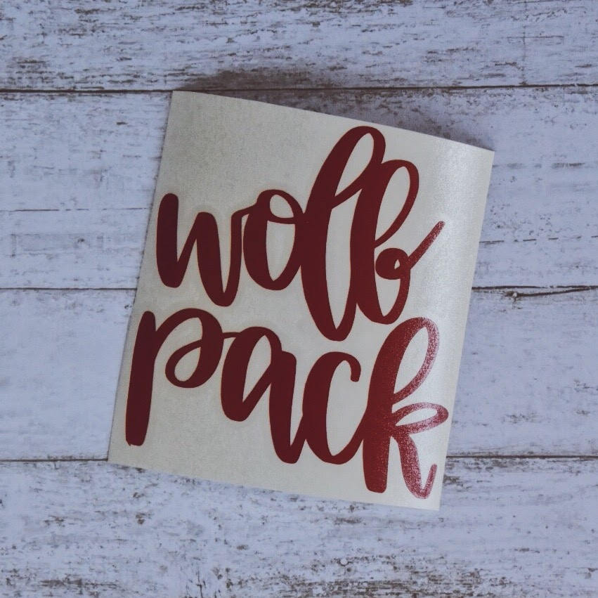 Wolfpack Vinyl Decal