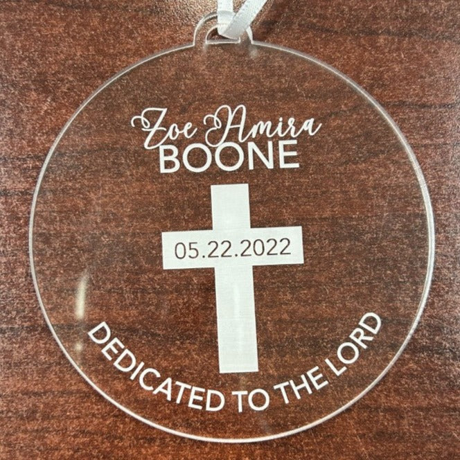 Baby Dedication Ornament