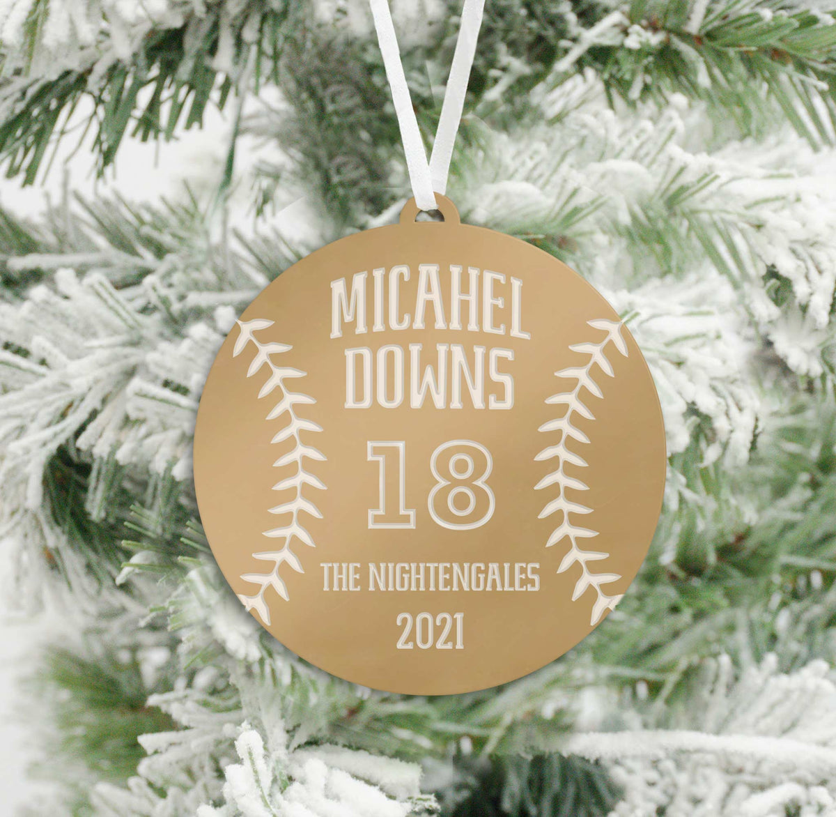 Baseball Ornament
