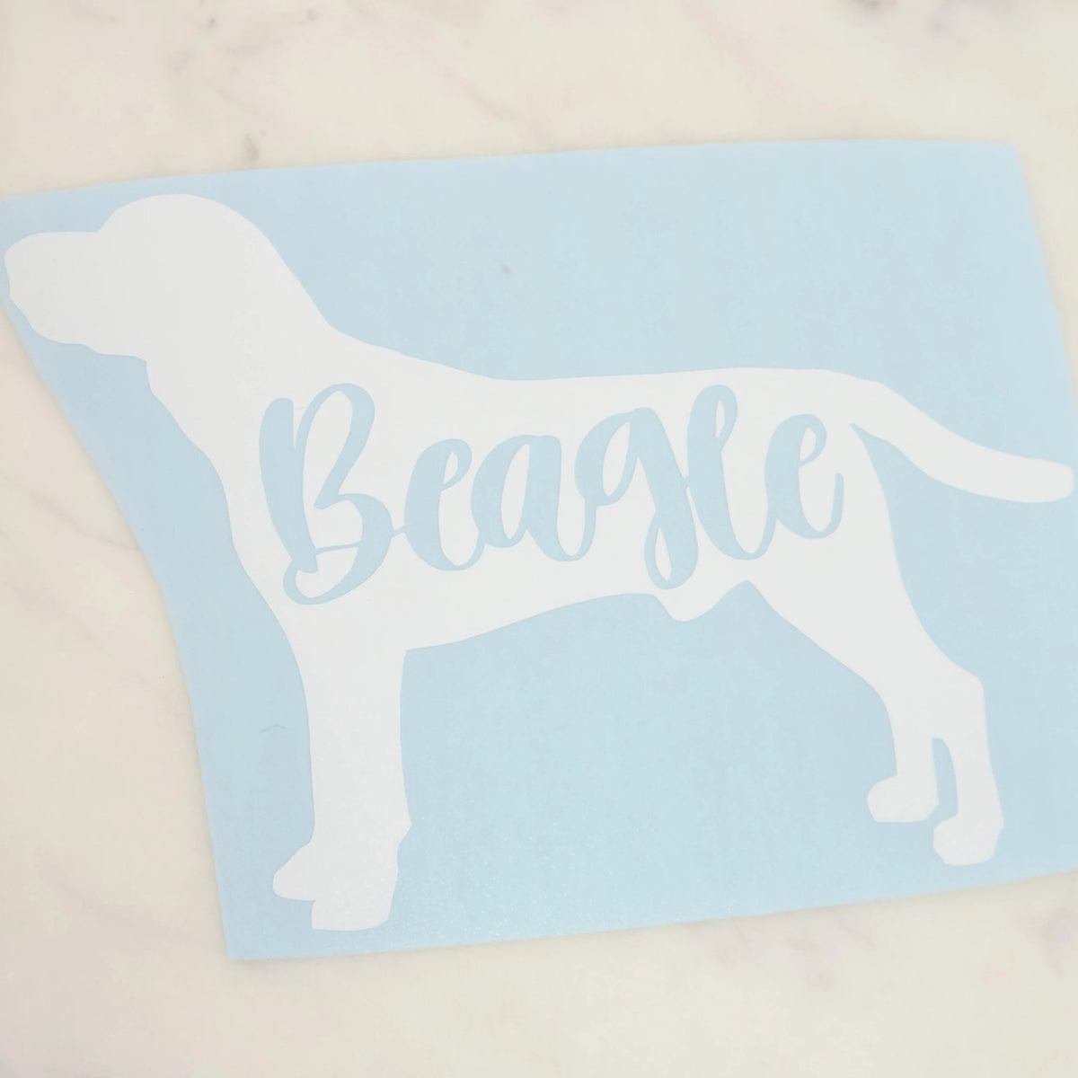 Beagle Dog Mom Vinyl Decal