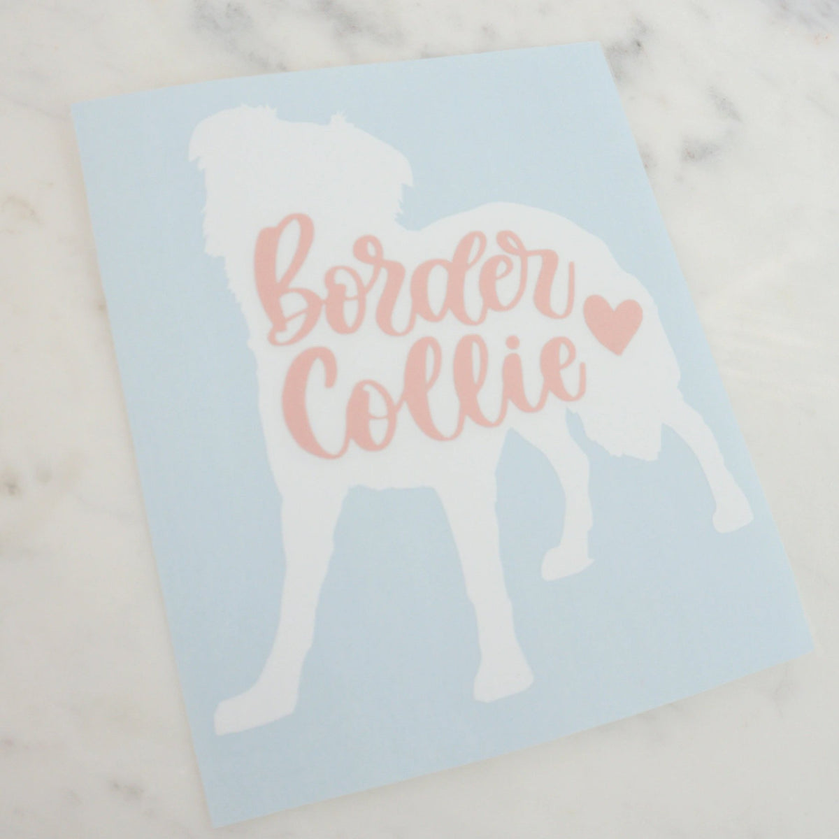 Border Collie Vinyl Decal