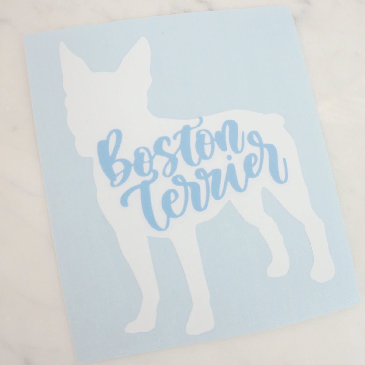 Boston Terrier Vinyl Decal