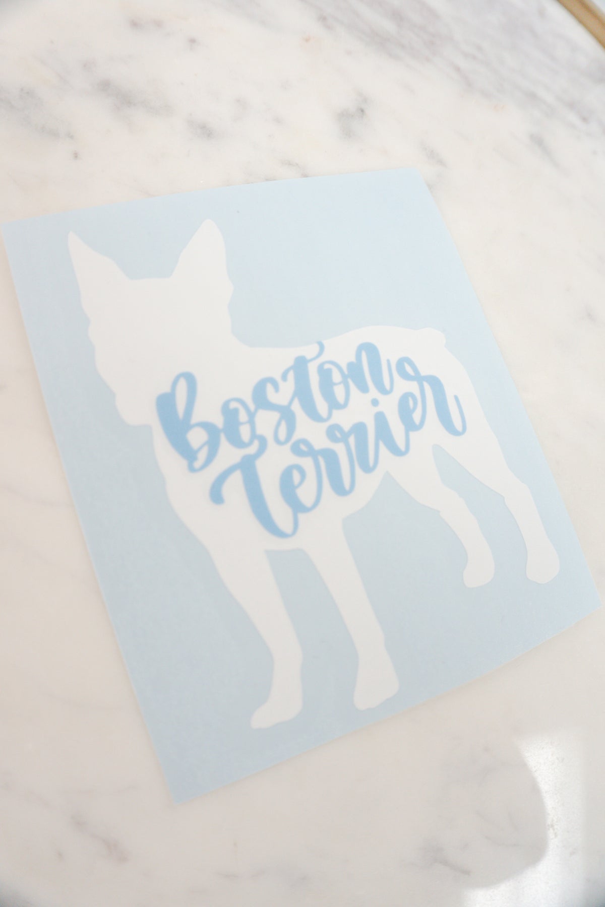Boston Terrier Vinyl Decal