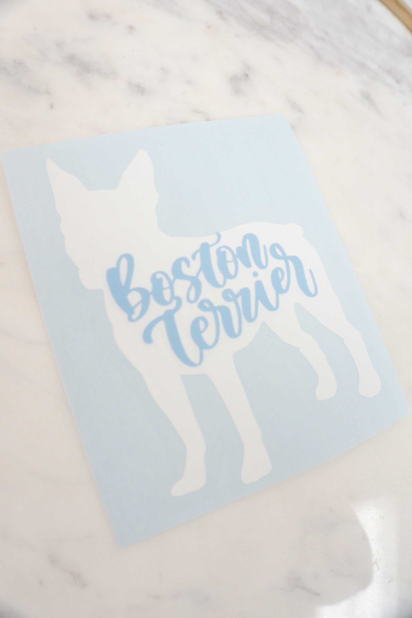 Boston Terrier Vinyl Decal