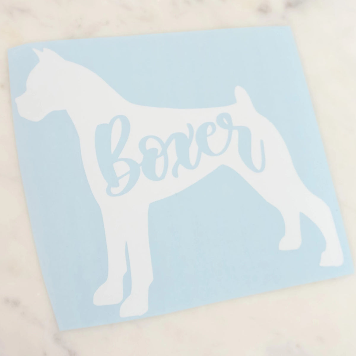 Boxer Dog Mom Vinyl Decal