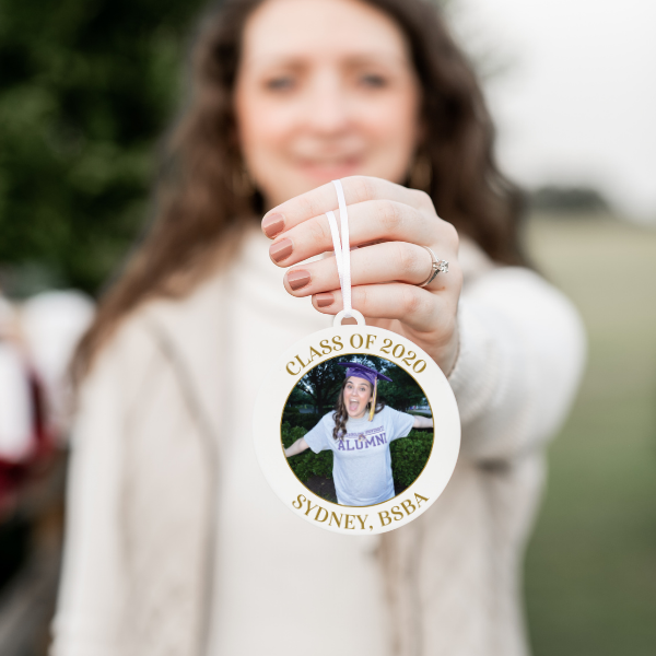 Personalized Graduation Photo Christmas Ornament