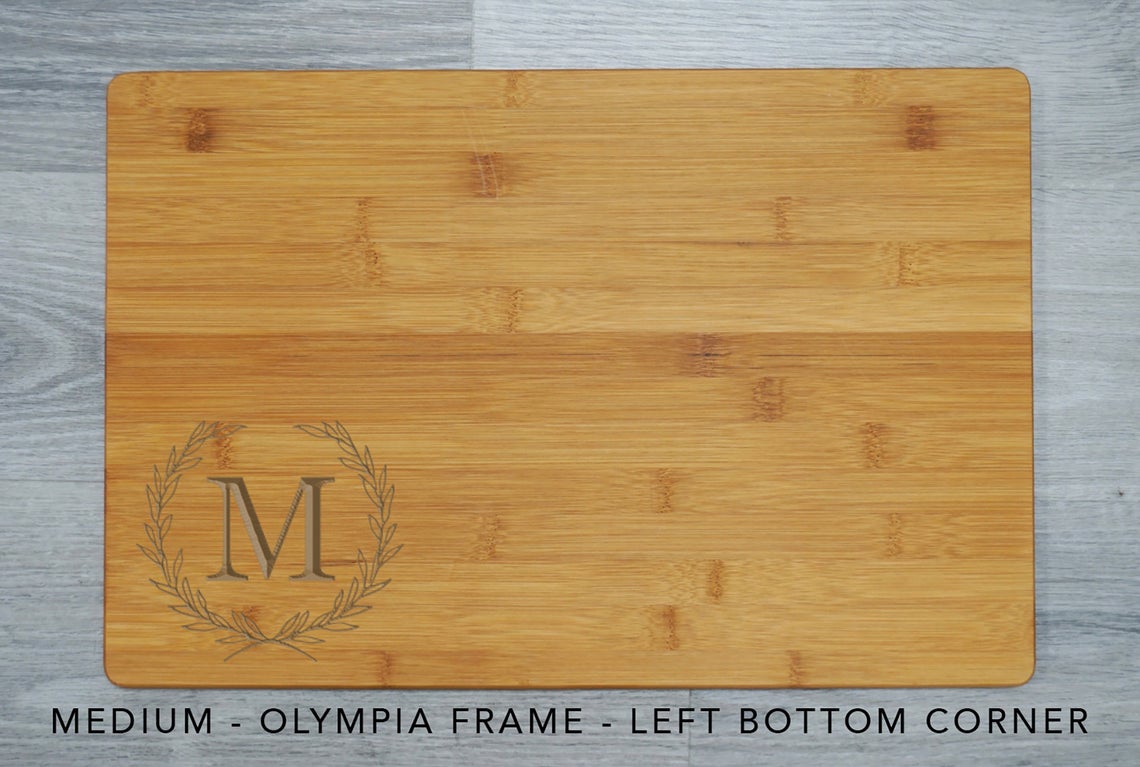 Personalized Initial Cutting Board