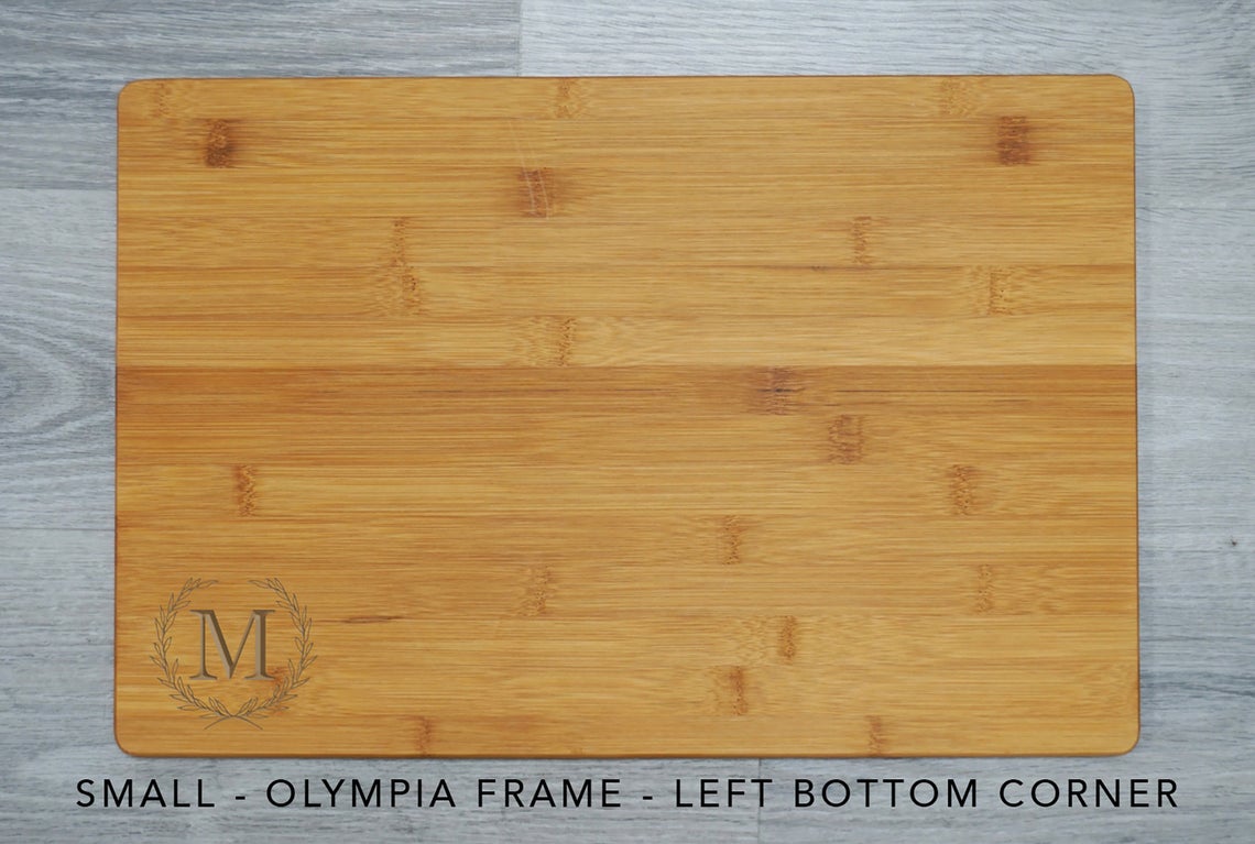Personalized Initial Cutting Board