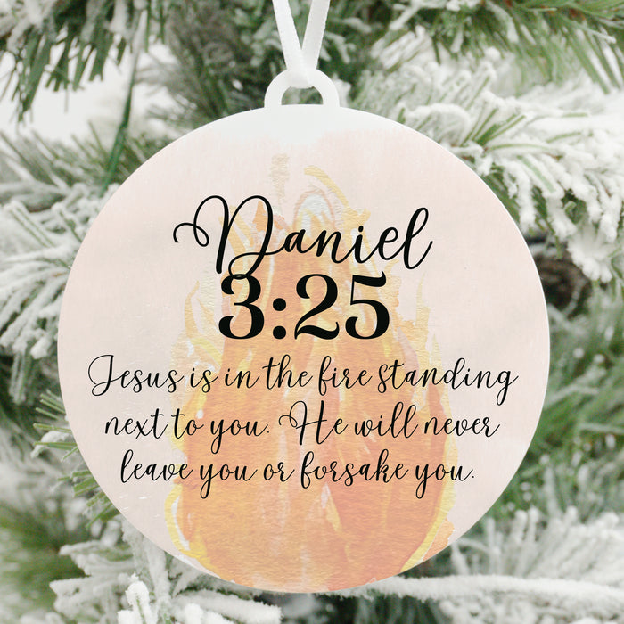 He Will Never Leave You or Forsake You Christmas Ornament