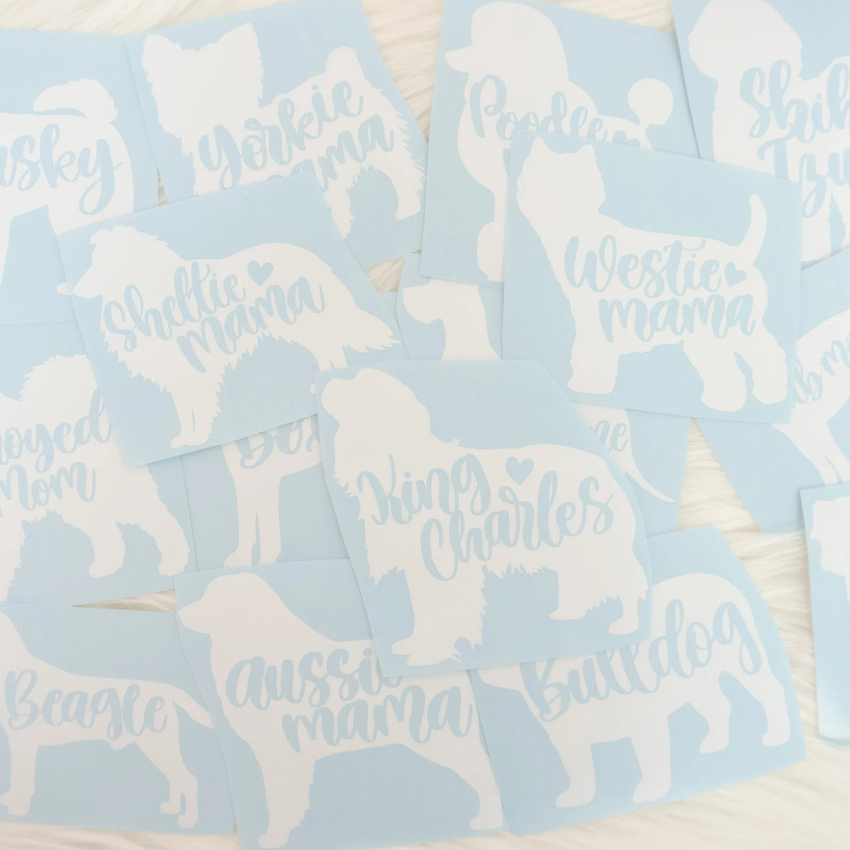 Custom Dog Breed Vinyl Decal