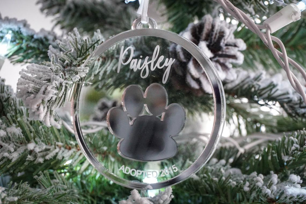 Personalized Pet Engraved Christmas Ornament