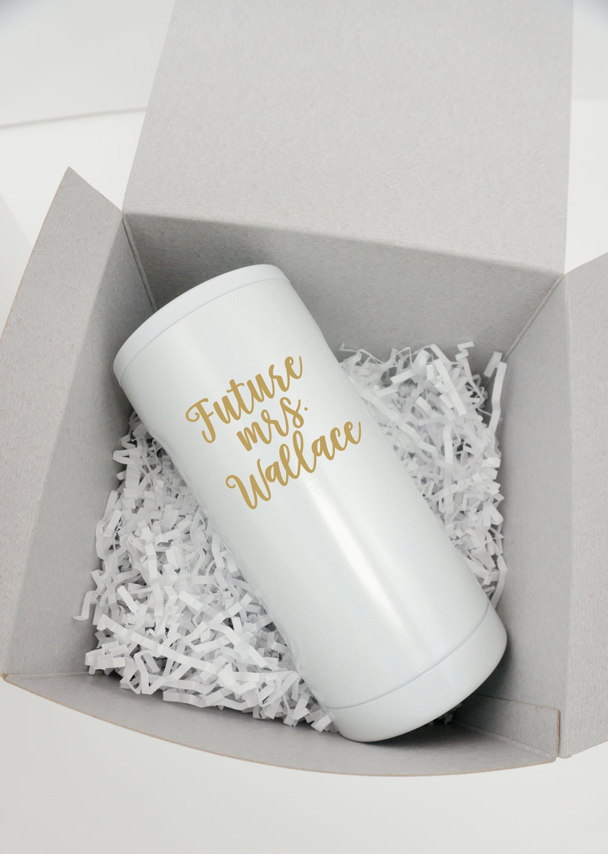 Congrats Greenery Engagement Gift Box