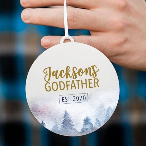 Godfather EST Christmas Ornament