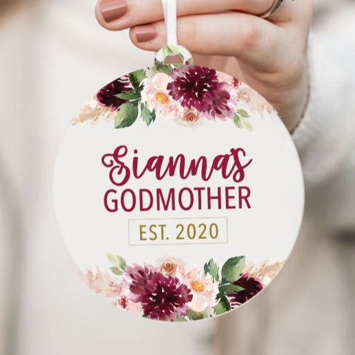 Godmother EST Christmas Ornament