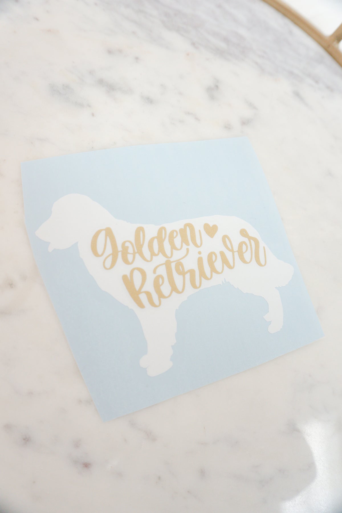 Golden Retriever Dog Mom Vinyl Decal