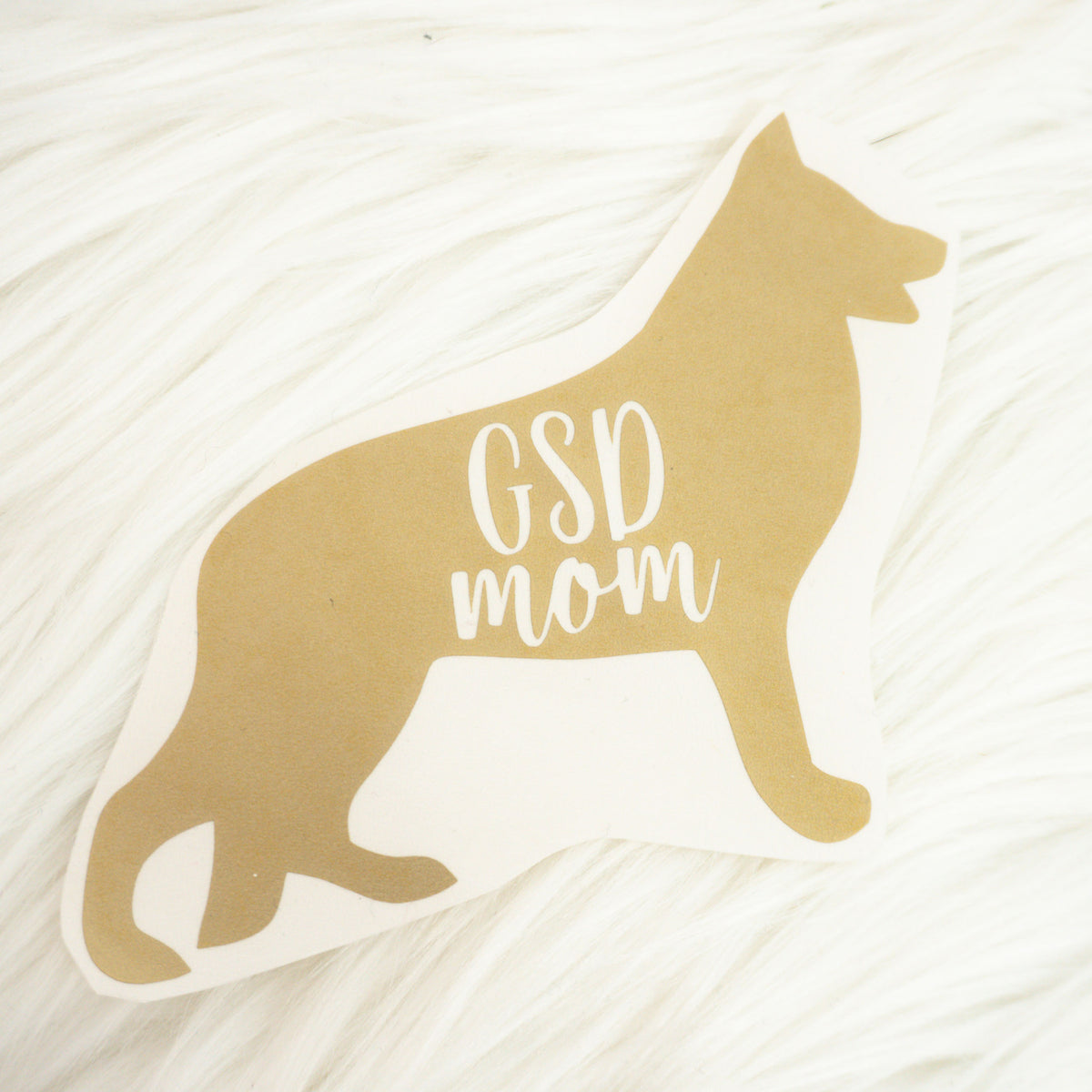 German Shepherd Dog Mom Vinyl Decal