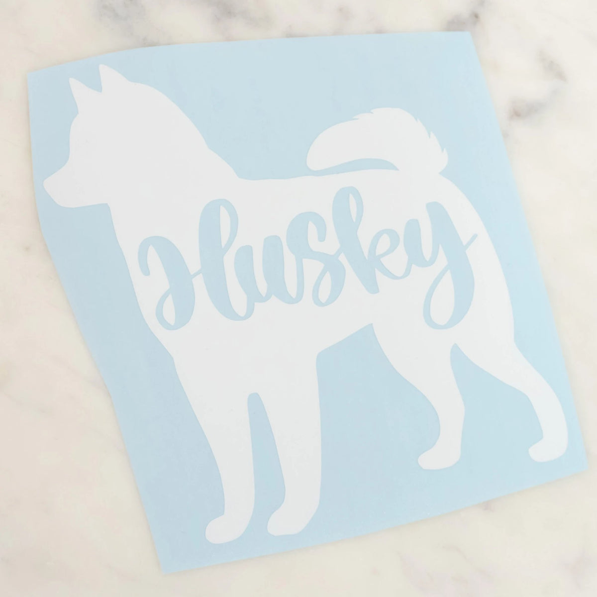 Husky Dog Mom Vinyl Decal