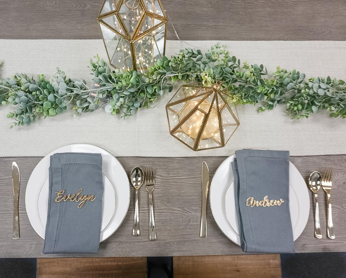 Laser Cut Name Place Cards