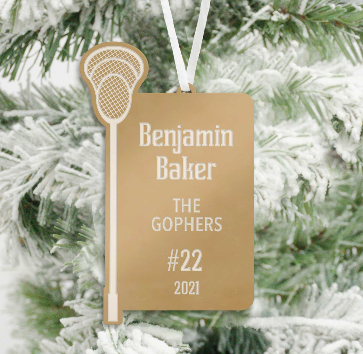 Lacrosse Ornament