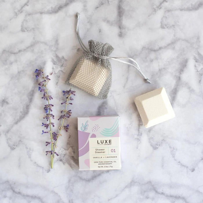 Lavender + Vanilla Aromatherapy Shower Steamer
