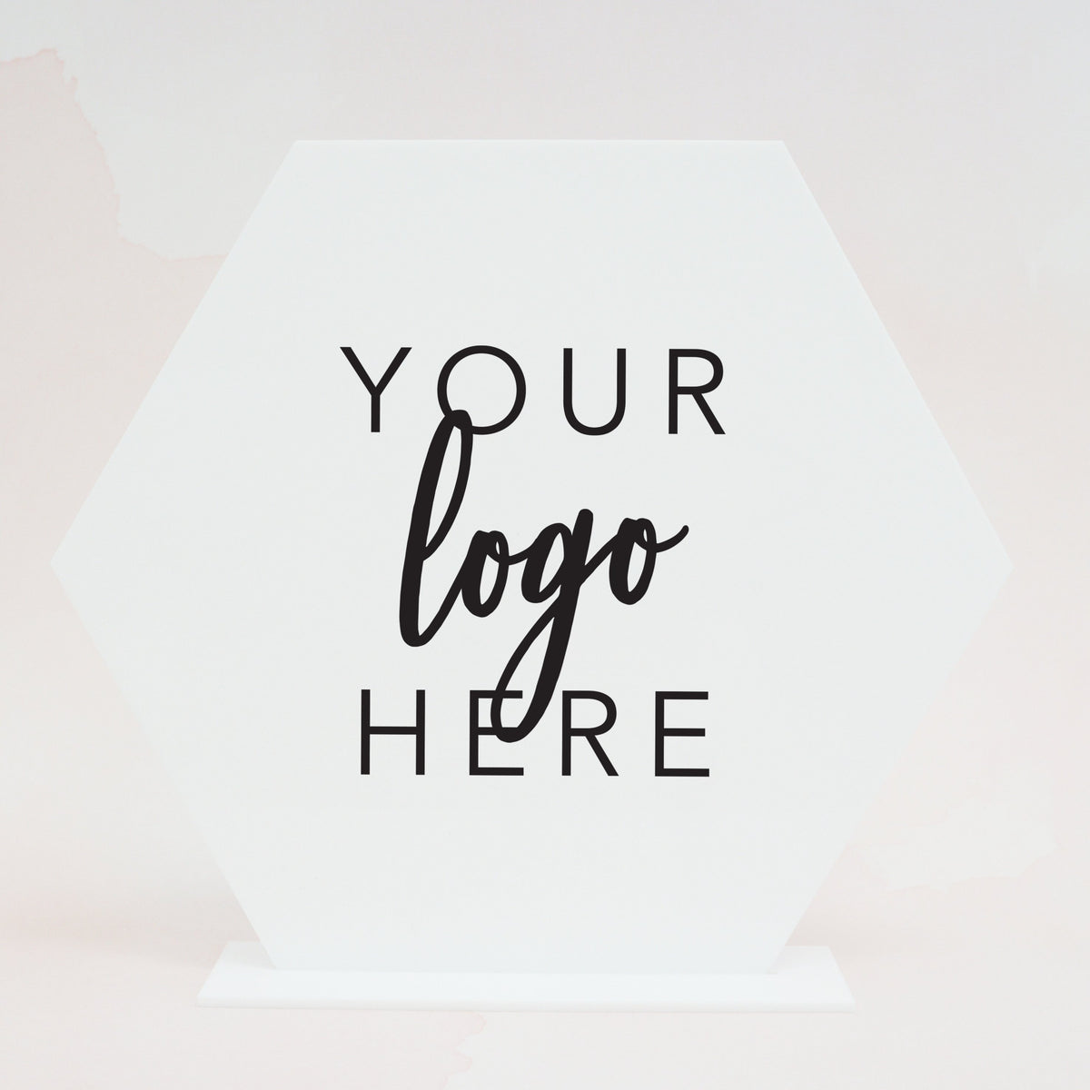 Custom Logo Acrylic Sign for Boutiques &amp; Small Businesses