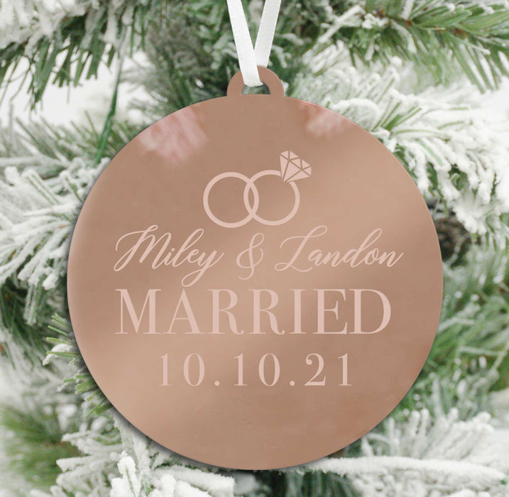 Married Christmas Ornament