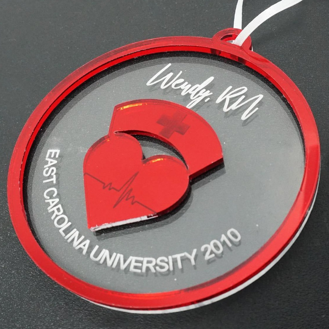 Nurse Personalized Engraved Christmas Ornament