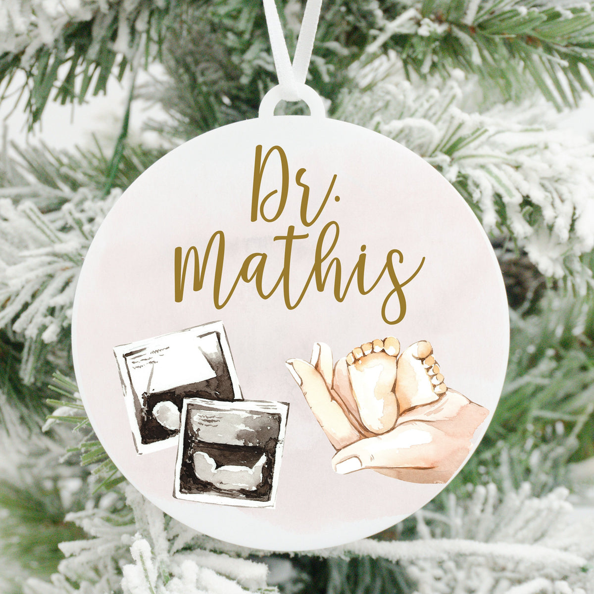 OB-GYN Christmas Ornament