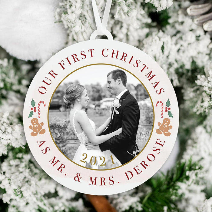 Our First Christmas as Mr and Mrs | Married Christmas Ornament