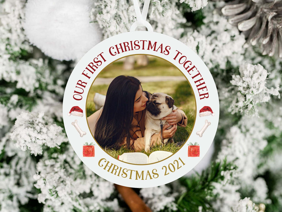 Our First Christmas Together Dog Ornament