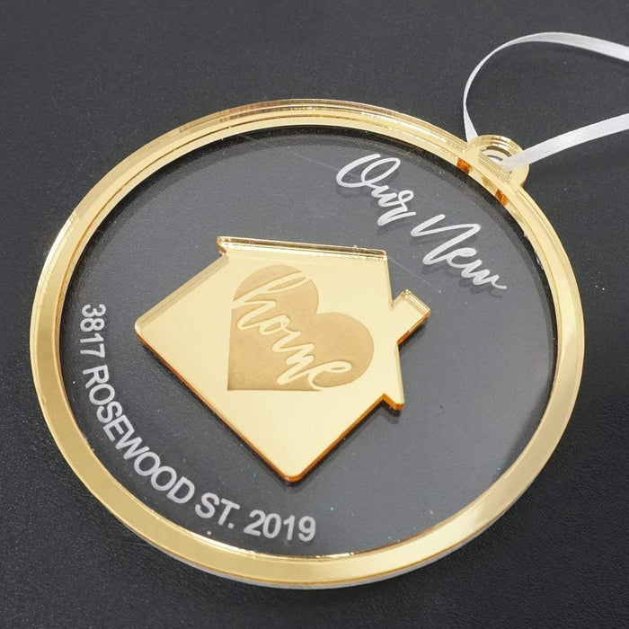 Our New Home Personalized Engraved Christmas Ornament