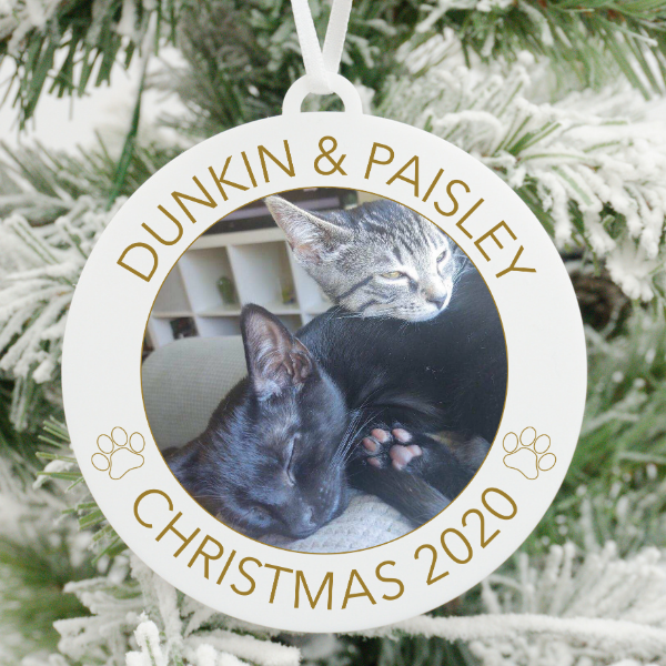 Personalized Pet Photo Christmas Ornament