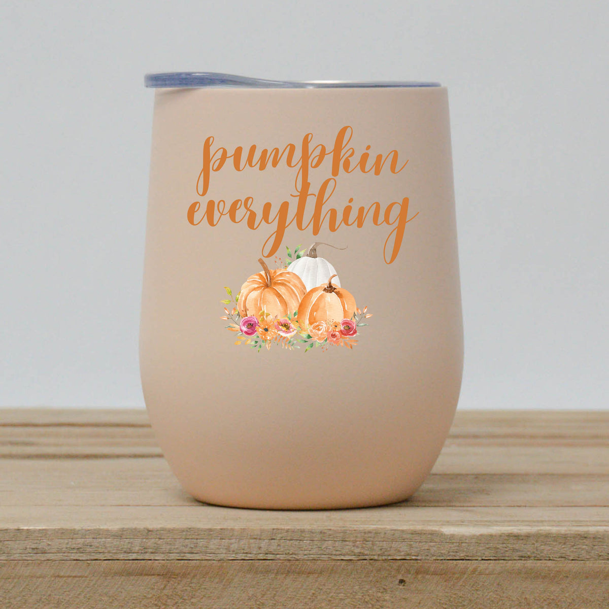 Pumpkin Everything Wine Tumbler