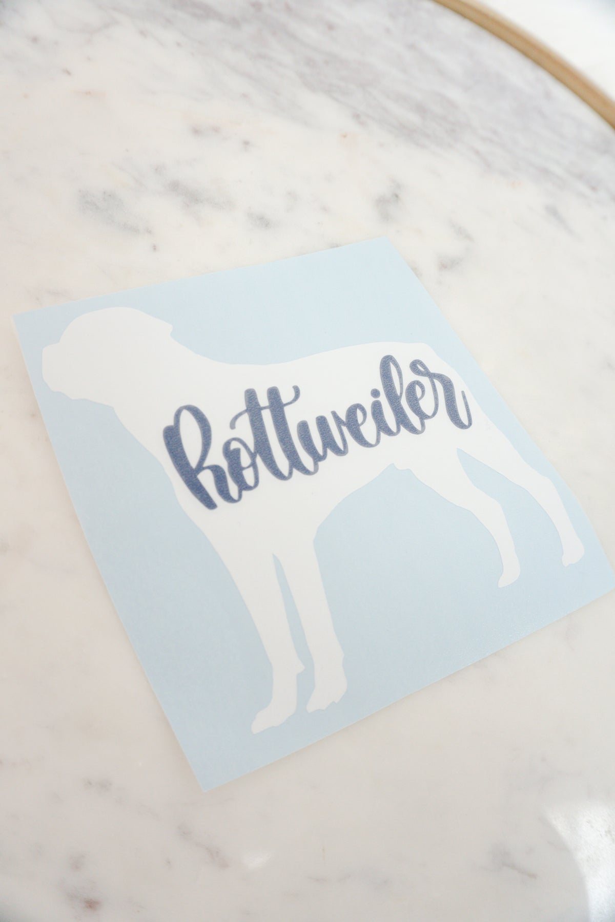 Rottweiler Dog Mom Vinyl Decal