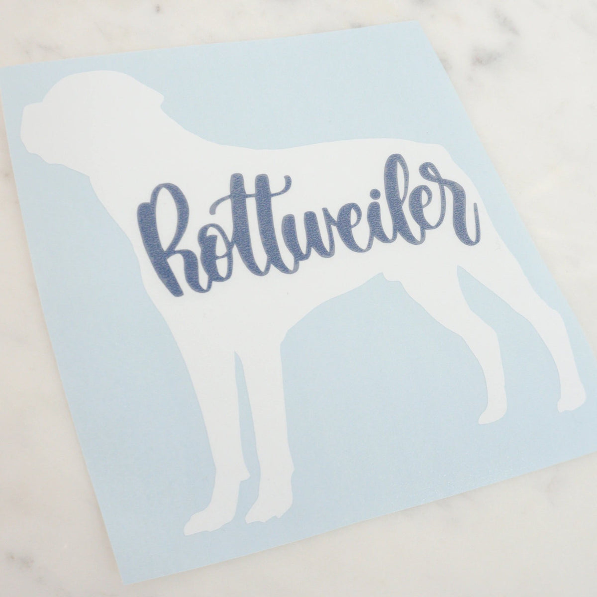 Rottweiler Dog Mom Vinyl Decal
