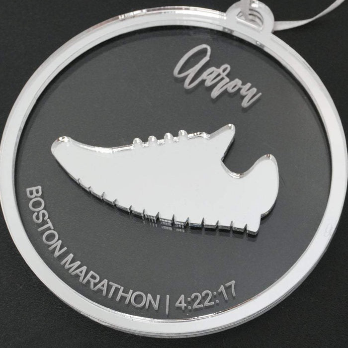 Runner Personalized Engraved Christmas Ornament