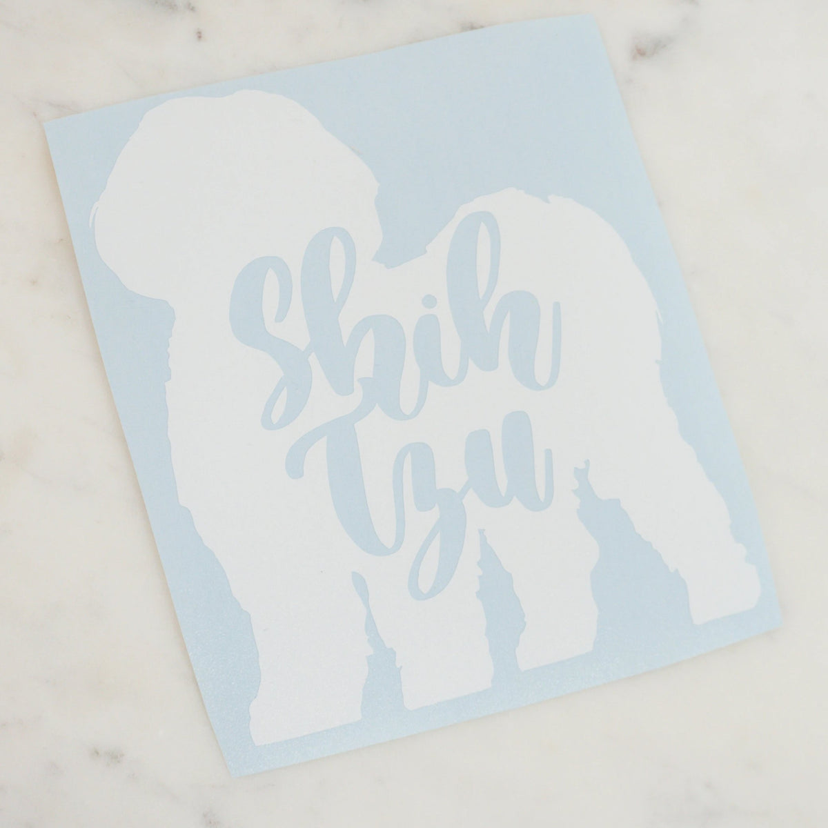 Shih Tzu Dog Mom Vinyl Decal