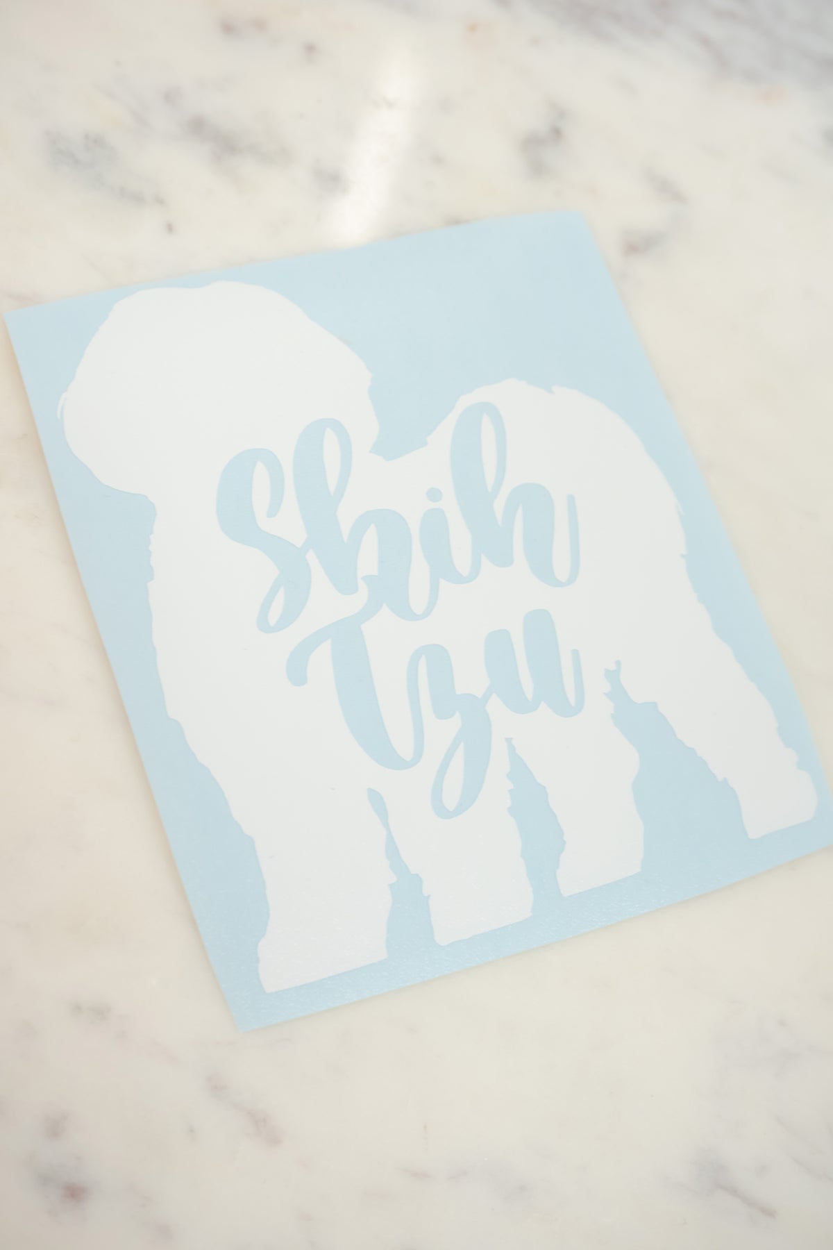 Shih Tzu Dog Mom Vinyl Decal