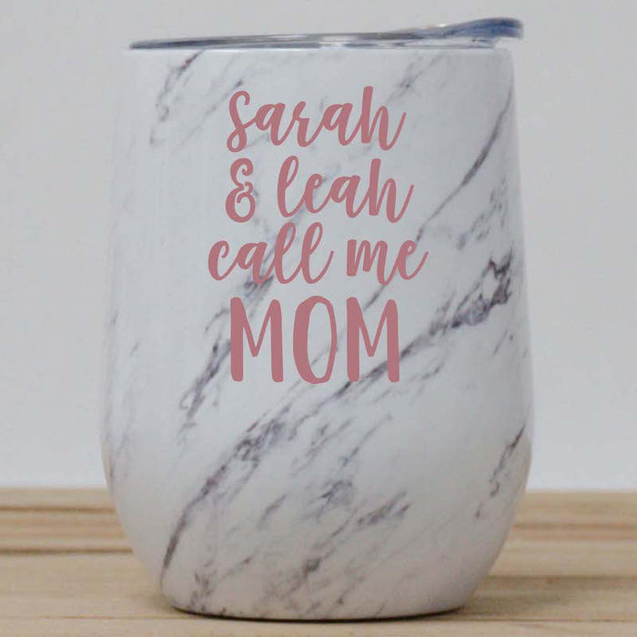 Biological Adoptive Foster Mom - Engraved Stainless Steel Tumbler, Funny  Mug For Her, Mug For Mom